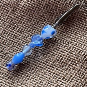 Multi-tone Blue Roach Clip / Jewelry Assist